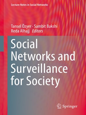 cover image of Social Networks and Surveillance for Society
